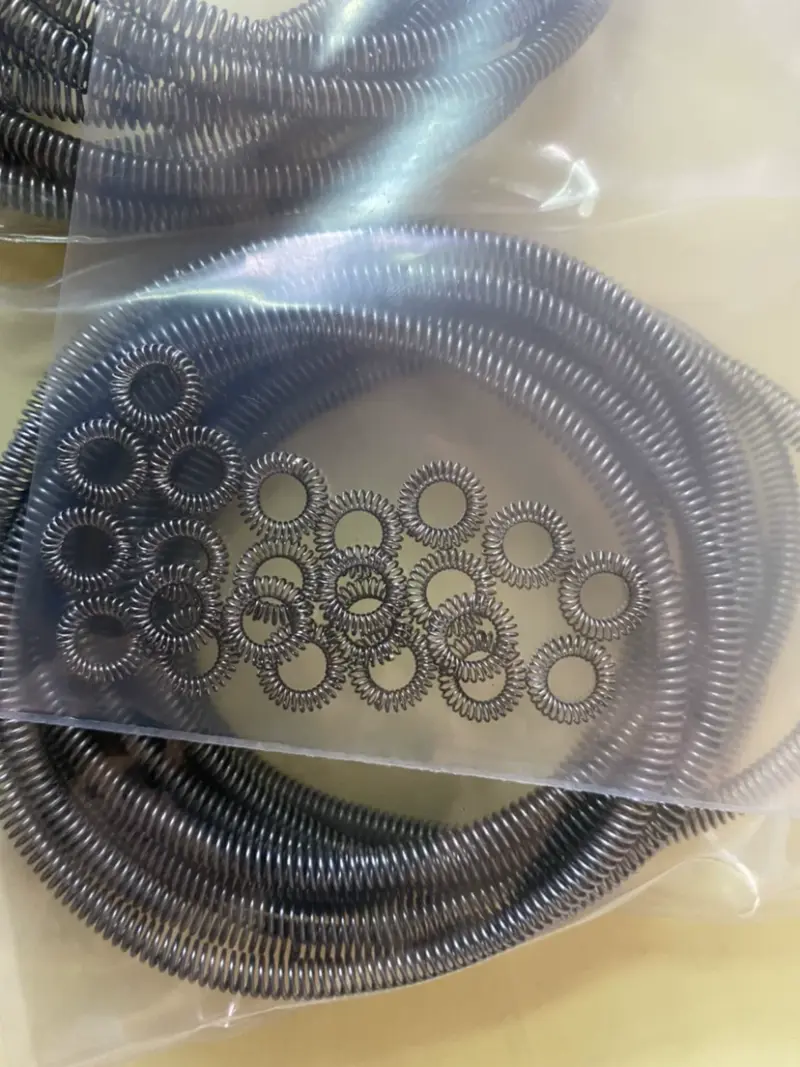 Custom Slanted Coil Spring Contact Finger Seal Oil Seal Plug Terminal Spring Stainless Steel Beryllium Copper Welded Spring by IKSONIC CO., LTD. China factory manufacturer supplier