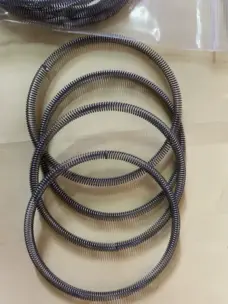 Custom Slanted Coil Spring Contact Finger Seal Oil Seal Plug Terminal Spring Stainless Steel Beryllium Copper Welded Spring by IKSONIC CO., LTD. China factory manufacturer supplier