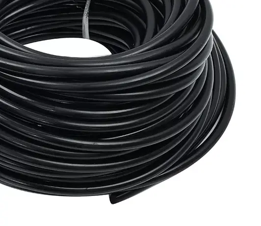 FKM Solid Round Rubber O-Ring Seal Strip High Temperature Oil Chemical Resistant Black Acid Alkali Resistant Rubber Rope by IKSONIC CO., LTD. China factory manufacturer supplier