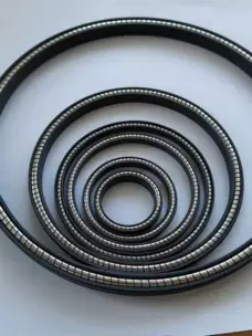 High Pressure Wear-Resistant FOAFCAFOIFVI Shaft Hole Spring Energized Seal by IKSONIC CO., LTD. China factory manufacturer supplier