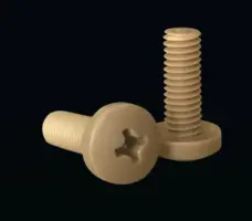High Temperature PEEK Screws Cross Recessed Pan Head Machine Screws M1.2-8 High Strength Insulation Bolts by IKSONIC CO., LTD. China factory manufacturer supplier