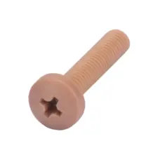High Temperature PEEK Screws Cross Recessed Pan Head Machine Screws M1.2-8 High Strength Insulation Bolts by IKSONIC CO., LTD. China factory manufacturer supplier