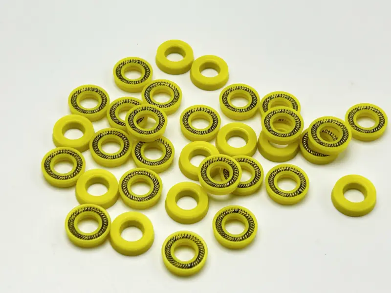 Imported Yellow UHMWPE UPE Spring Energized Seal Customizable by IKSONIC CO., LTD. China factory manufacturer supplier