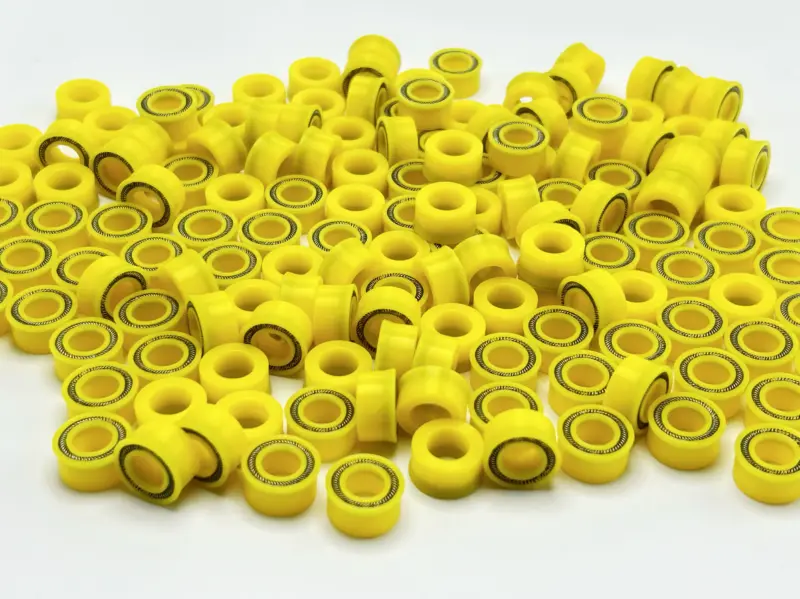 Imported Yellow UHMWPE UPE Spring Energized Seal Customizable by IKSONIC CO., LTD. China factory manufacturer supplier