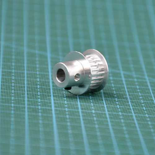 MXL-6 Timing Pulley 18 Teeth 5mm/6.35mm Bore Aluminum with Set Screw for 3D Printer DIY Parts by IKSONIC CO., LTD. China factory manufacturer supplier