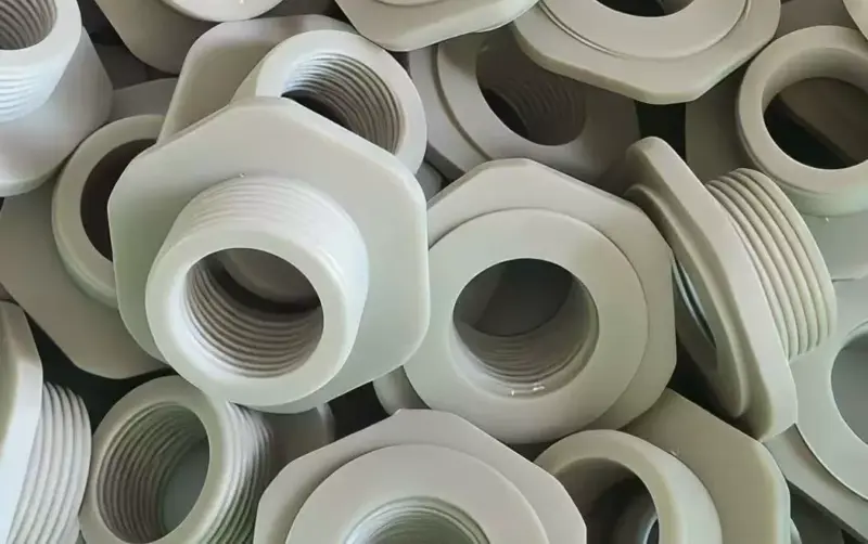 Natural PEEK Bushings Sleeves Fasteners Washers Wear-Resistant Self-Lubricating High Temperature Polyether Ether Ketone by IKSONIC CO., LTD. China factory manufacturer supplier