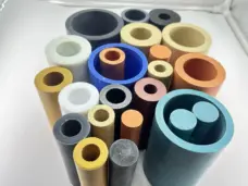PTFE Filled Rod Tube Material Carbon Fiber Filled Wear Resistant High Temperature Food Grade Polyester Customizable by IKSONIC CO., LTD. China factory manufacturer supplier