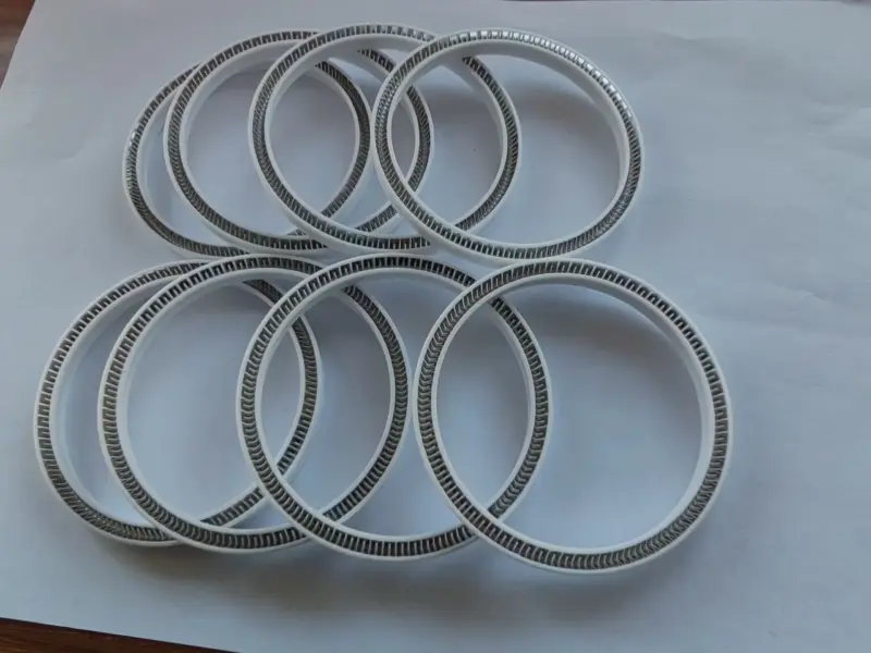 PTFE Spring Energized Seal for Filling Machine Dispenser Accumulator by IKSONIC CO., LTD. China factory manufacturer supplier