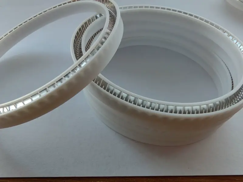PTFE Spring Energized Seal for Filling Machine Dispenser Accumulator by IKSONIC CO., LTD. China factory manufacturer supplier