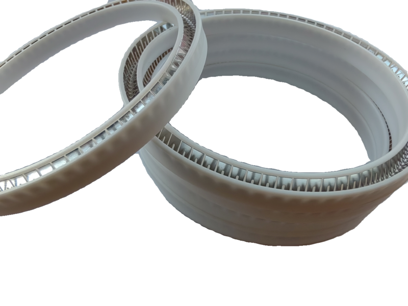 PTFE Spring Energized Seal for Filling Machine Dispenser Accumulator by IKSONIC CO., LTD. China factory manufacturer supplier