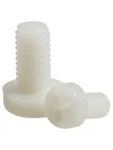 Round Cross Nylon Screws Plastic Bolts Pan Head Nylon Screws Round Head Insulation Screws White M2-M8 by IKSONIC CO., LTD. China factory manufacturer supplier