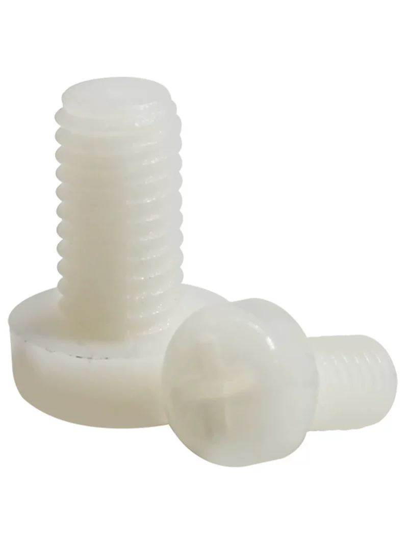 Round Cross Nylon Screws Plastic Bolts Pan Head Nylon Screws Round Head Insulation Screws White M2-M8 by IKSONIC CO., LTD. China factory manufacturer supplier