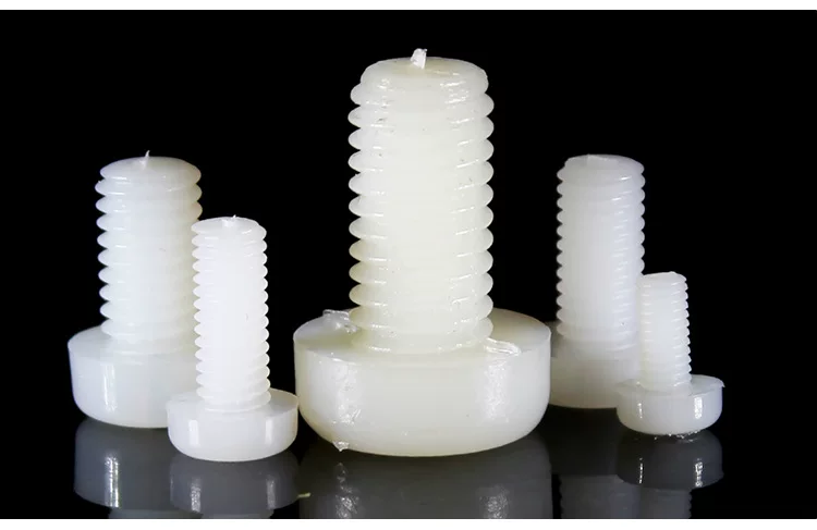 Round Cross Nylon Screws Plastic Bolts Pan Head Nylon Screws Round Head Insulation Screws White M2-M8 by IKSONIC CO., LTD. China factory manufacturer supplier
