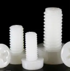 Round Cross Nylon Screws Plastic Bolts Pan Head Nylon Screws Round Head Insulation Screws White M2-M8 by IKSONIC CO., LTD. China factory manufacturer supplier
