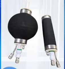 Thickened Inflatable Expansion Bladder with Center Hole Pipe-Through Type Positive and Negative Pressure Hollow Bladder for Pipeline Repair High Pressure Sealing Bladder by IKSONIC CO., LTD. China factory manufacturer supplier