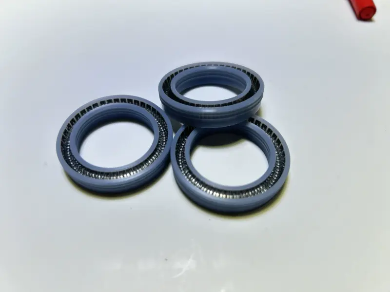UHMW-PE Modified UpE Energized Seal Spring Energized Seal Oil Seal Custom by IKSONIC CO., LTD. China factory manufacturer supplier