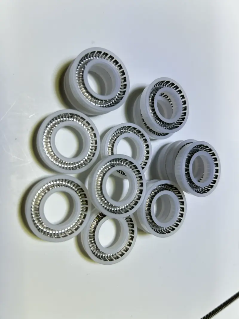 UHMW-PE Modified UpE Energized Seal Spring Energized Seal Oil Seal Custom by IKSONIC CO., LTD. UHMW-PE Modified UpE Energized Seal Spring Energized Seal Oil Seal Custom by IKSONIC CO., LTD. China factory manufacturer supplier