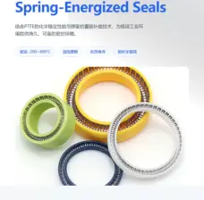 Ultra-Low Temperature Spring Energized Seal M2 for Cryogenic Valves LNG Liquid Nitrogen -196°C by IKSONIC CO., LTD. China factory manufacturer supplier