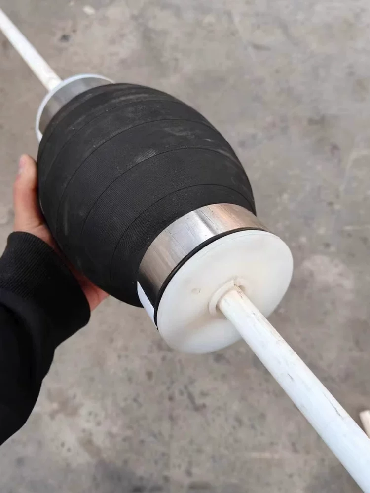 Water Test High Pressure Rubber Bladder Pipe Plug Inflatable Seal for Plugging and Grouting by IKSONIC CO., LTD. China factory manufacturer supplier
