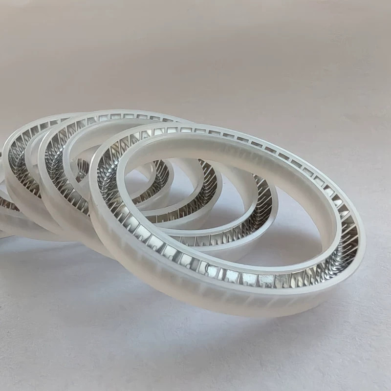 Wear-Resistant Low-Temperature UHMW UPE Spring Energized Seal for Filling Machine Dispenser Liquid Nitrogen Natural Gas Equipment by IKSONIC CO., LTD. China factory manufacturer supplier