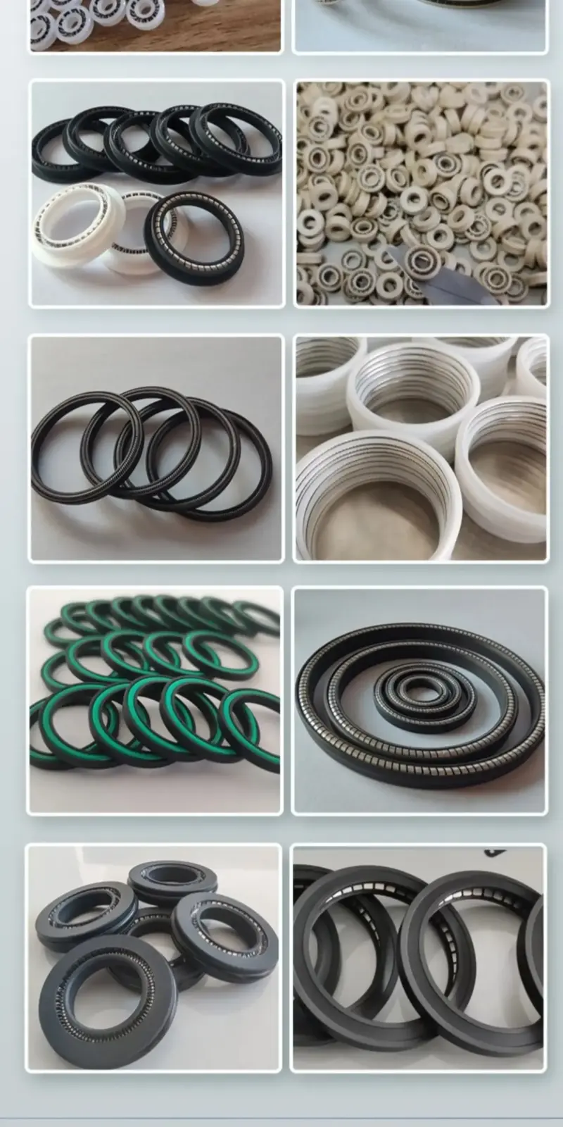 Wear-Resistant Low-Temperature UHMW UPE Spring Energized Seal for Filling Machine Dispenser Liquid Nitrogen Natural Gas Equipment by IKSONIC CO., LTD. China factory manufacturer supplier