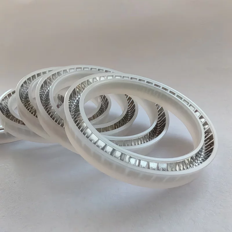 Wear-Resistant Low-Temperature UHMW UPE Spring Energized Seal for Filling Machine Dispenser Liquid Nitrogen Natural Gas Equipment by IKSONIC CO., LTD. China factory manufacturer supplier