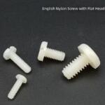 American British Plastic Screw Nylon Insulated Round Head Slotted Machine Screw Nut 4-40 6-32 8-32 10-24 by IKSONIC CO., LTD. China factory manufacturer supplier