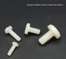 American British Plastic Screw Nylon Insulated Round Head Slotted Machine Screw Nut 4-40 6-32 8-32 10-24 by IKSONIC CO., LTD. China factory manufacturer supplier