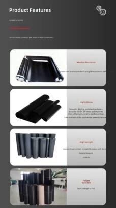 Bonding Machine Conveyor Belt Seamless Belt Assembly Link Fusing Press Machine Conveyor Belt Ironing Machine Belt by IKSONIC CO., LTD. China factory manufacturer supplier