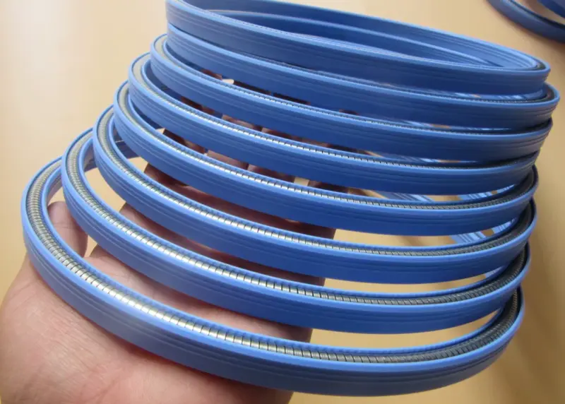 Carbon Fiber PTFE Spring Energized Seal for High Speed Rotary Reciprocating Oil Seal High Temperature Corrosion Resistant by IKSONIC CO., LTD. China factory manufacturer supplier