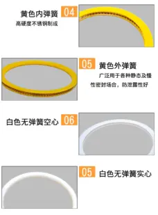Carbon Fiber PTFE Spring Energized Seal for High Speed Rotary Reciprocating Oil Seal High Temperature Corrosion Resistant by IKSONIC CO., LTD. China factory manufacturer supplier