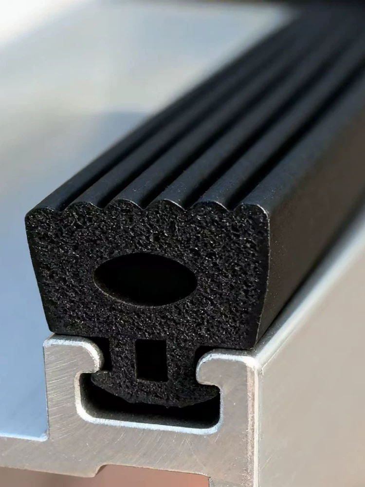 Curtain Wall Rubber Seal Strip for Mullion and Beam EPDM Weatherstrip Aluminum Frame by IKSONIC CO., LTD. China factory manufacturer supplier