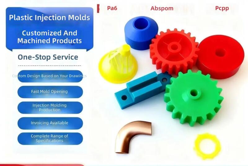 Custom ABS Plastic Injection Molding Auto Parts & Nylon Machined Components by IKSONIC CO., LTD. China factory manufacturer supplier