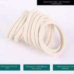 Custom FFKM O-Ring Perfluoroelastomer Seal Chemical Resistant White by IKSONIC CO., LTD. China factory manufacturer supplier