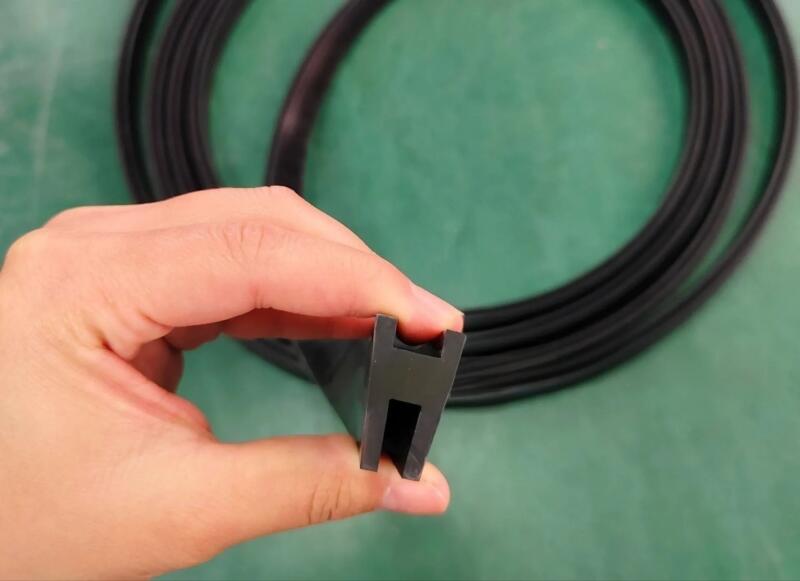 Custom H-Shape Rubber Seal Strip Wear-Resistant Molded H-Type Rubber Seal for Door/Window/Cabinet/Equipment Oil-Resistant and Compression-Resistant by IKSONIC CO., LTD. China factory manufacturer supplier