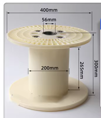 Custom Plastic ABS Sheet Cable Reel Plastic Film Roll Spool Reel Factory Manufacturer by IKSONIC CO., LTD. China factory manufacturer supplier