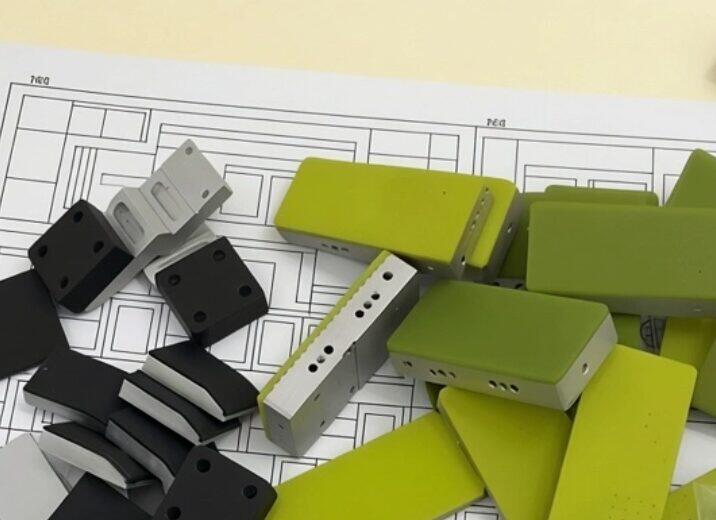 Custom Rubber Coating Metal Parts Aluminum Stainless Steel Polyurethane Wear-Resistant Roller Fabrication by IKSONIC CO., LTD. China factory manufacturer supplier
