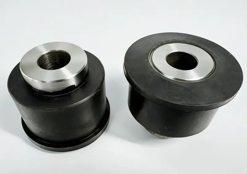 Custom Rubber to Metal Bonded Parts Machining Non-Standard Rubber Protective Sleeve by IKSONIC CO., LTD. China factory manufacturer supplier