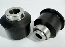 Custom Rubber to Metal Bonded Parts Machining Non-Standard Rubber Protective Sleeve by IKSONIC CO., LTD. China factory manufacturer supplier