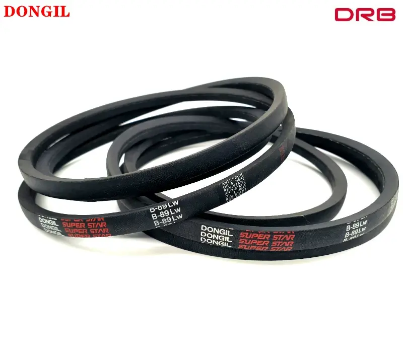 DONGIL Korea Imported Wrapped V-Belt B-55 B-56 B-57 LW Transmission Belt by IKSONIC CO., LTD. China factory manufacturer supplier