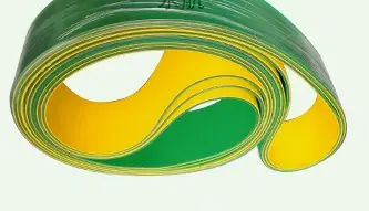 Double-Sided Blue Glue Box Machine Belt Nylon Yellow-Green Base Belt High Temperature Resistant Industrial Cowhide Drive Belt by IKSONIC CO., LTD. Double-Sided Blue Glue Box Machine Belt Nylon Yellow-Green Base Belt High Temperature Resistant Industrial Cowhide Drive Belt by IKSONIC CO., LTD. China factory manufacturer supplier