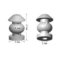 Drone Silicone Vibration Damping Ball AV Gimbal Shock Absorber Aerial Camera Rubber Damper by IKSONIC CO., LTD. China factory manufacturer supplier