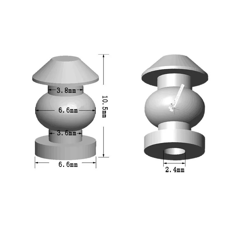Drone Silicone Vibration Damping Ball AV Gimbal Shock Absorber Aerial Camera Rubber Damper by IKSONIC CO., LTD. China factory manufacturer supplier