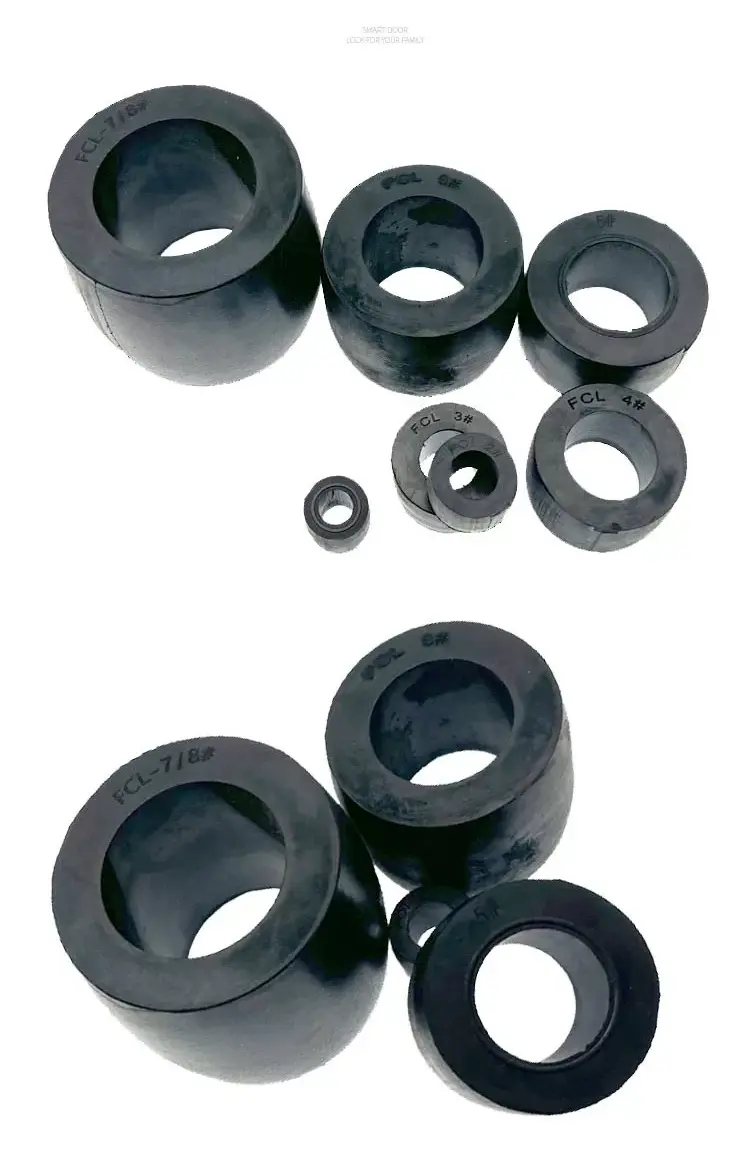 Drum Type Buffer Bushing Polyurethane High Temperature Resistant Elastic Cushion Industrial Rubber Damping Sleeve by IKSONIC CO., LTD. China factory manufacturer supplier