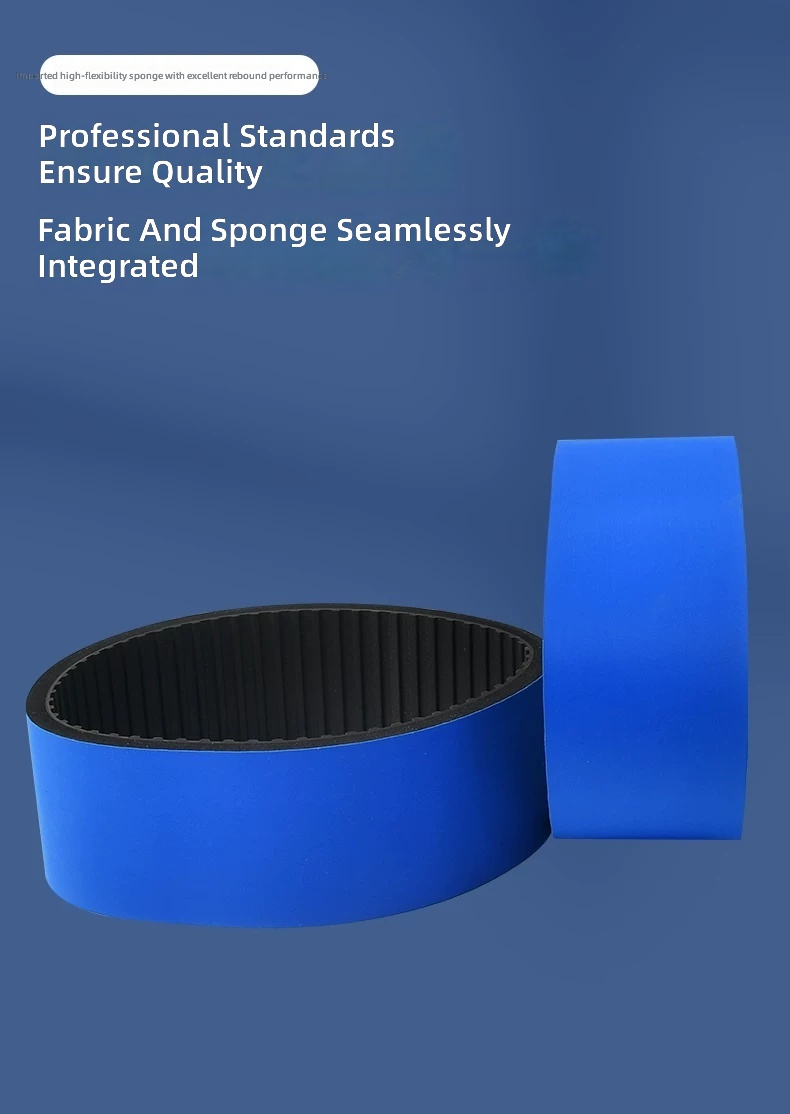 Food & Pharmaceutical Labeling Machine Belt with Blue Sponge Timing Belt by IKSONIC CO., LTD. China factory manufacturer supplier