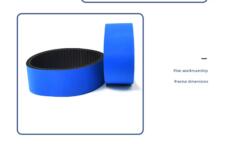 Food & Pharmaceutical Labeling Machine Belt with Blue Sponge Timing Belt by IKSONIC CO., LTD. China factory manufacturer supplier