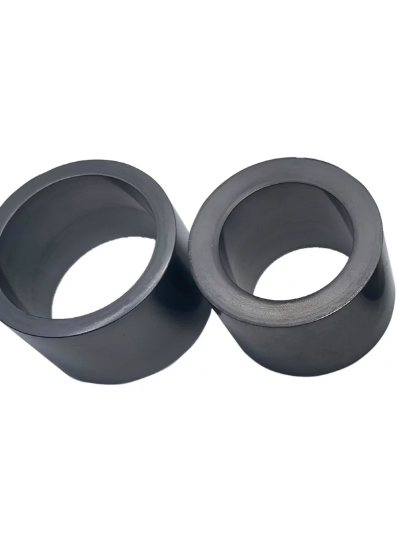 Graphite Bearing Ring Bushing Self-Lubricating Wear Resistant High Temperature Corrosion Resistant Seal Ring Mechanical Seal Custom Machining by IKSONIC CO., LTD. China factory manufacturer supplier