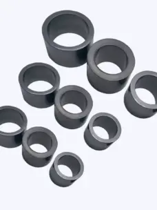 Graphite Bearing Ring Bushing Self-Lubricating Wear Resistant High Temperature Corrosion Resistant Seal Ring Mechanical Seal Custom Machining by IKSONIC CO., LTD. China factory manufacturer supplier