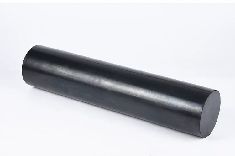 High Elasticity NBR Rubber Rod Solid Cylinder Oil Resistant Wearproof Vulcanized Hard Rubber Roller by IKSONIC CO., LTD. China factory manufacturer supplier
