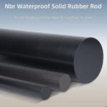 High Elasticity NBR Rubber Rod Solid Cylinder Oil Resistant Wearproof Vulcanized Hard Rubber Roller by IKSONIC CO., LTD. China factory manufacturer supplier